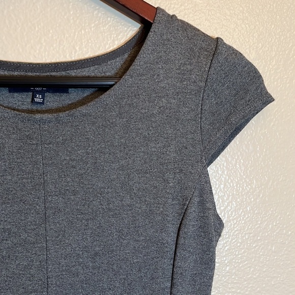 MADEWELL Grey Short Sleeve Dress - Picture 3 of 14